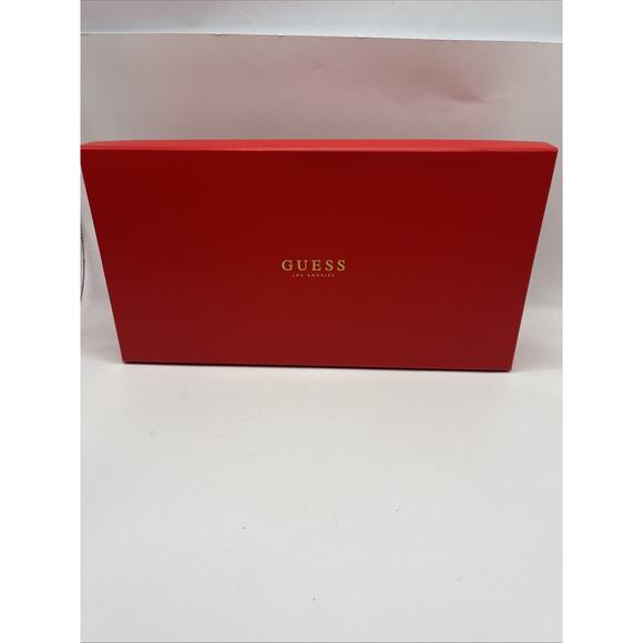 Guess Cocoa Signature Logo BLACK Wallet With ID Card Case Set La Rosa SLG RARE - Picture 11 of 11